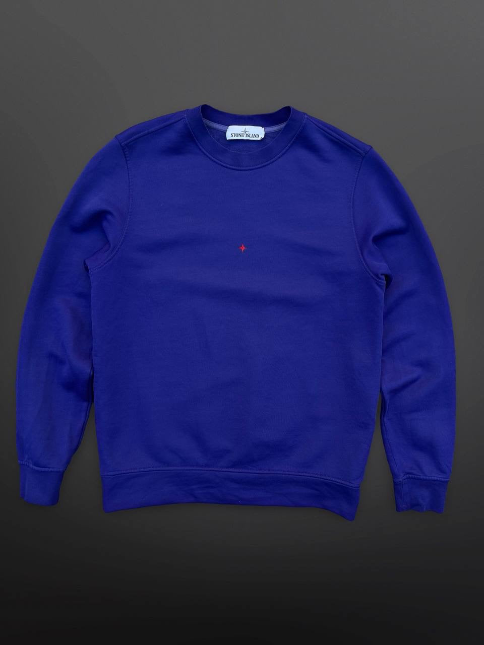 Stone Island Marina Sweatshirt i Navy Small Brugt Som ny