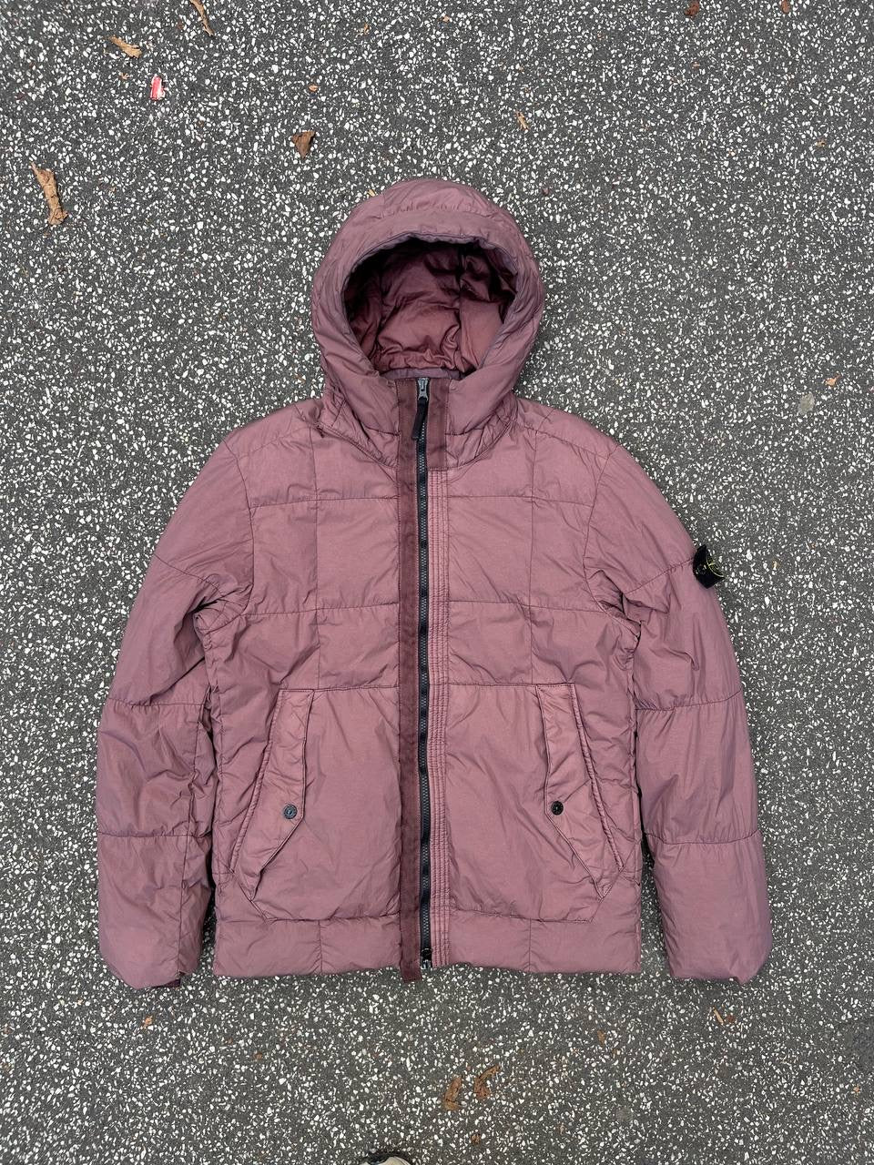 Stone Island Dunjakke Puffer Bordeaux L Large