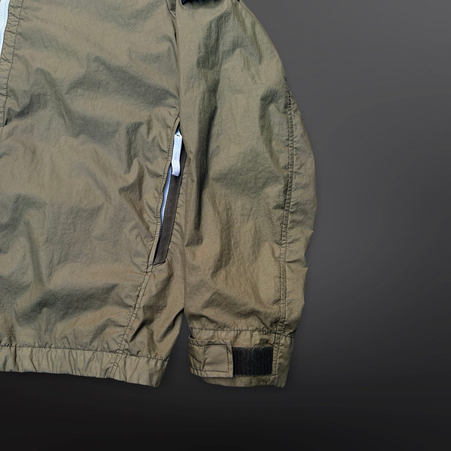 Stone Island Membrana 3L TC Hooded Jacket – Olive