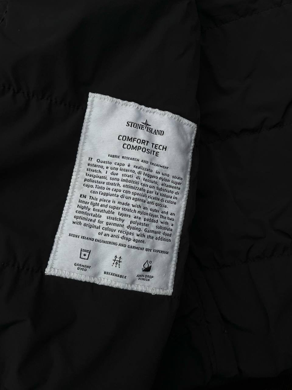 Stone Island Jacket Comfort Tech Composite Brugt Medium Sort