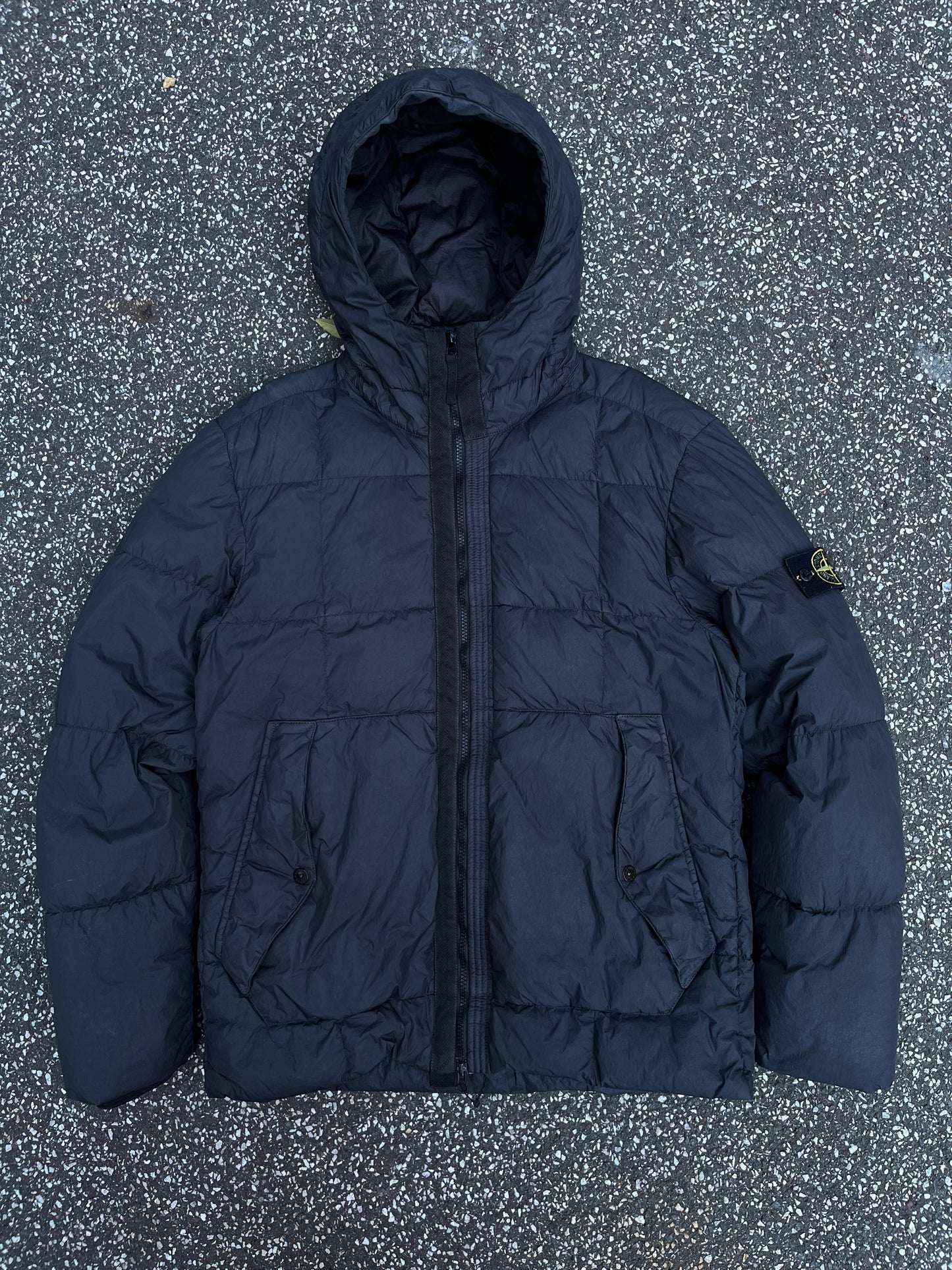 Stone Island Puffer Dunjakke XL Sort 691541223