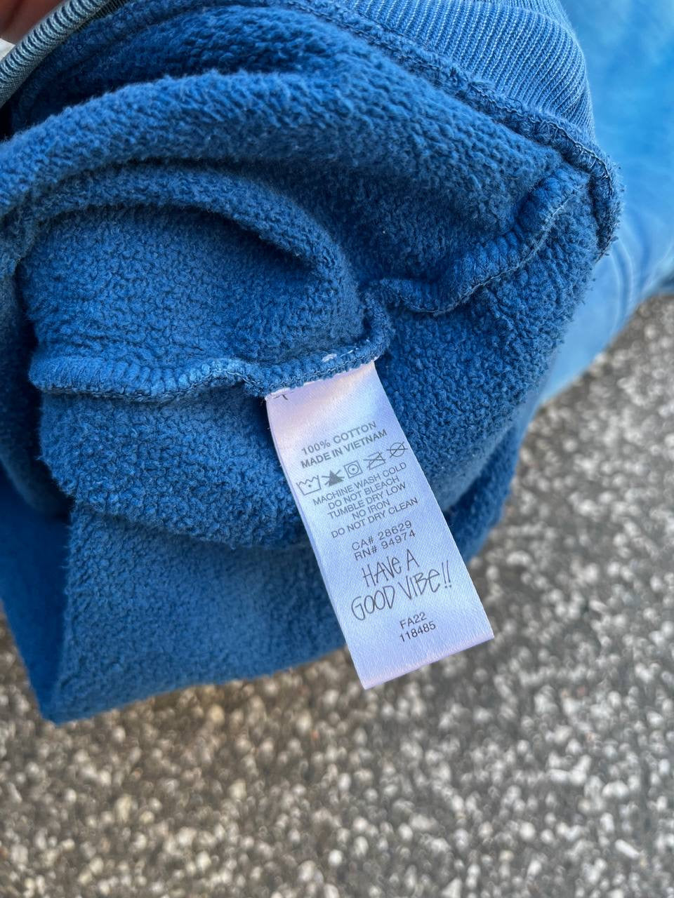 Stussy Died Hættetrøje Blå i Medium