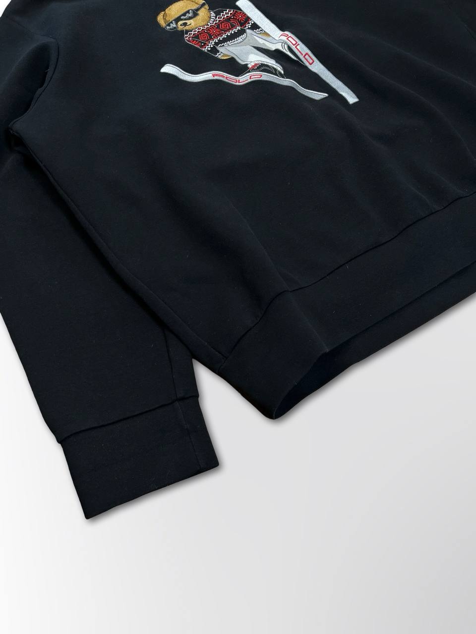 Brugt Used Sweatshirt Polo Ralph Lauren i XL i Sort Black i god stand