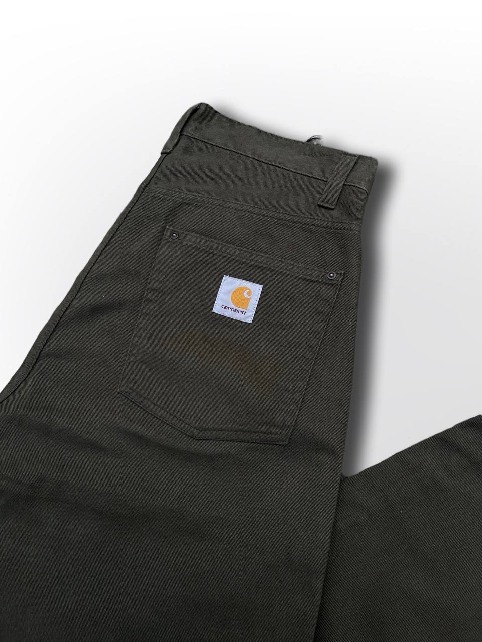 Nye bukser jeans Carhartt WIP Derby pant single knee pant eller simple pant 32 i khaki grøn mørkegrøn