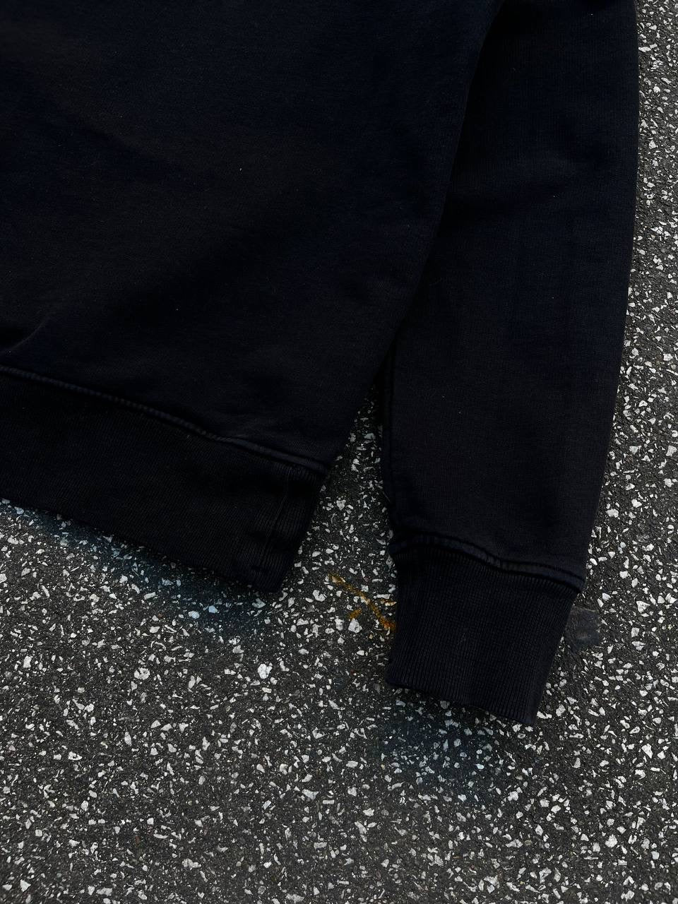 Stone Island Sweatshirt Crew Neck i Sort Small Brugt Used