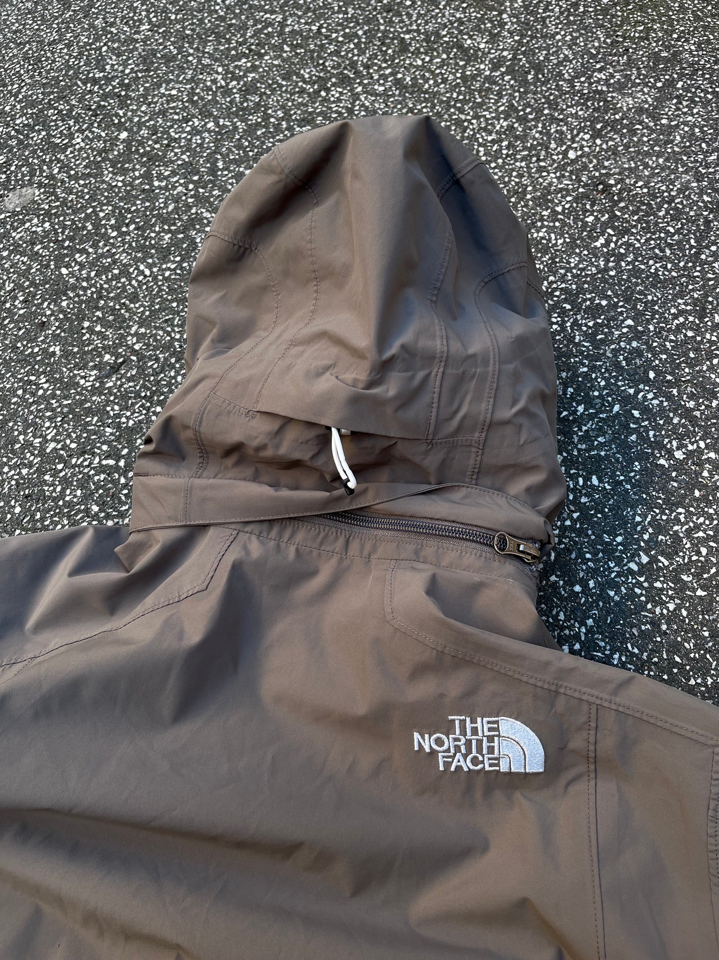 The north face jakke Skijakke regnjakke skaljakke i brun L large dame