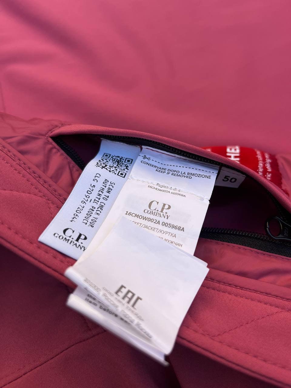 C.P. Company Google Softshell R jakke i Pink XL Xlarge 54 Brand New