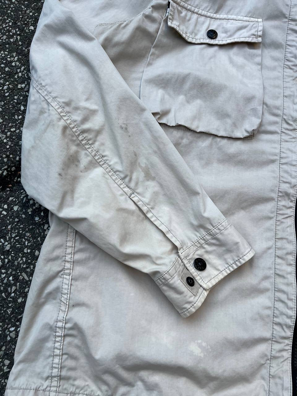 Stone Island Overshirt Jakke XXL Beige Safari 6615101WN