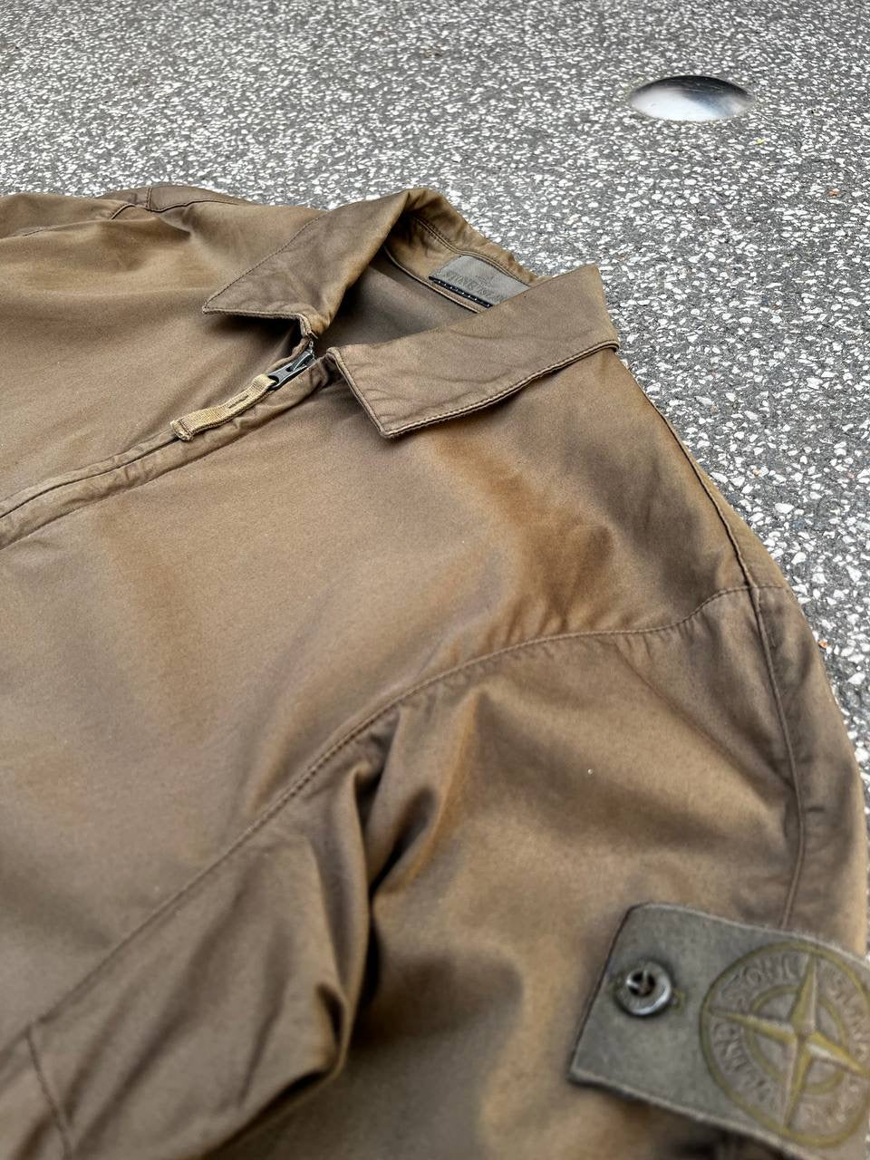 Stone Island Ghost Overshirt Brun Brown S Small Brugt Used