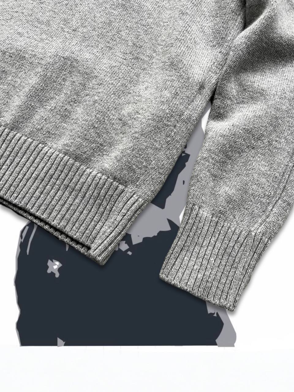 Brugt Used Stone Island Sweater Trøje i Uld i grå 80% Uld XL 6715508A3