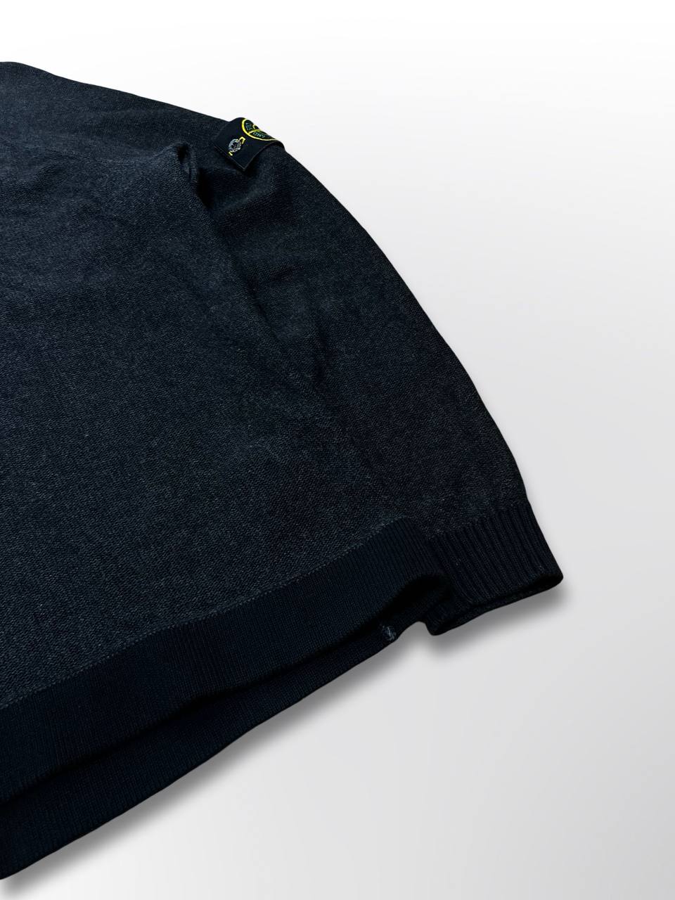 Brugt Stone Island sweater Sweatshirt pullover i uld 6715529D9 i grå farve XL