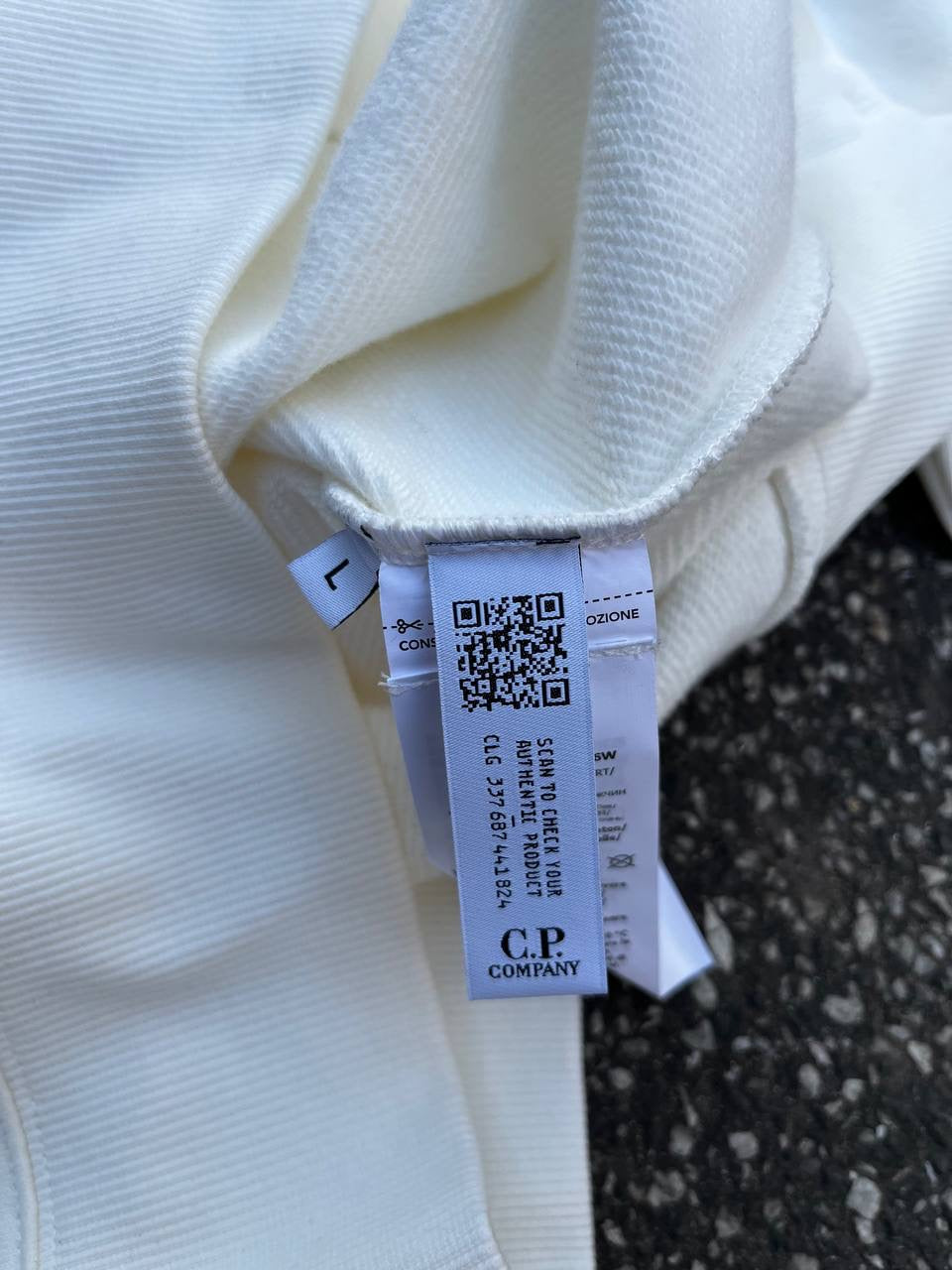 C.P. Company Sweatshirt Hvid L Large Brand New