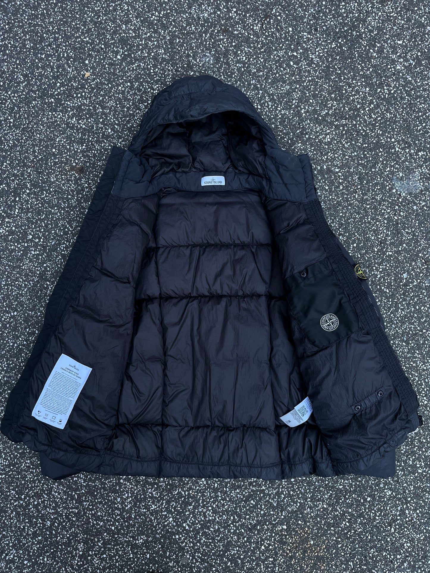 Stone Island Puffer Dunjakke XL Sort 691541223