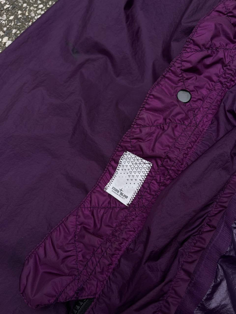 Stone Island Shadow Project Regnjakke Violet Purple L Large