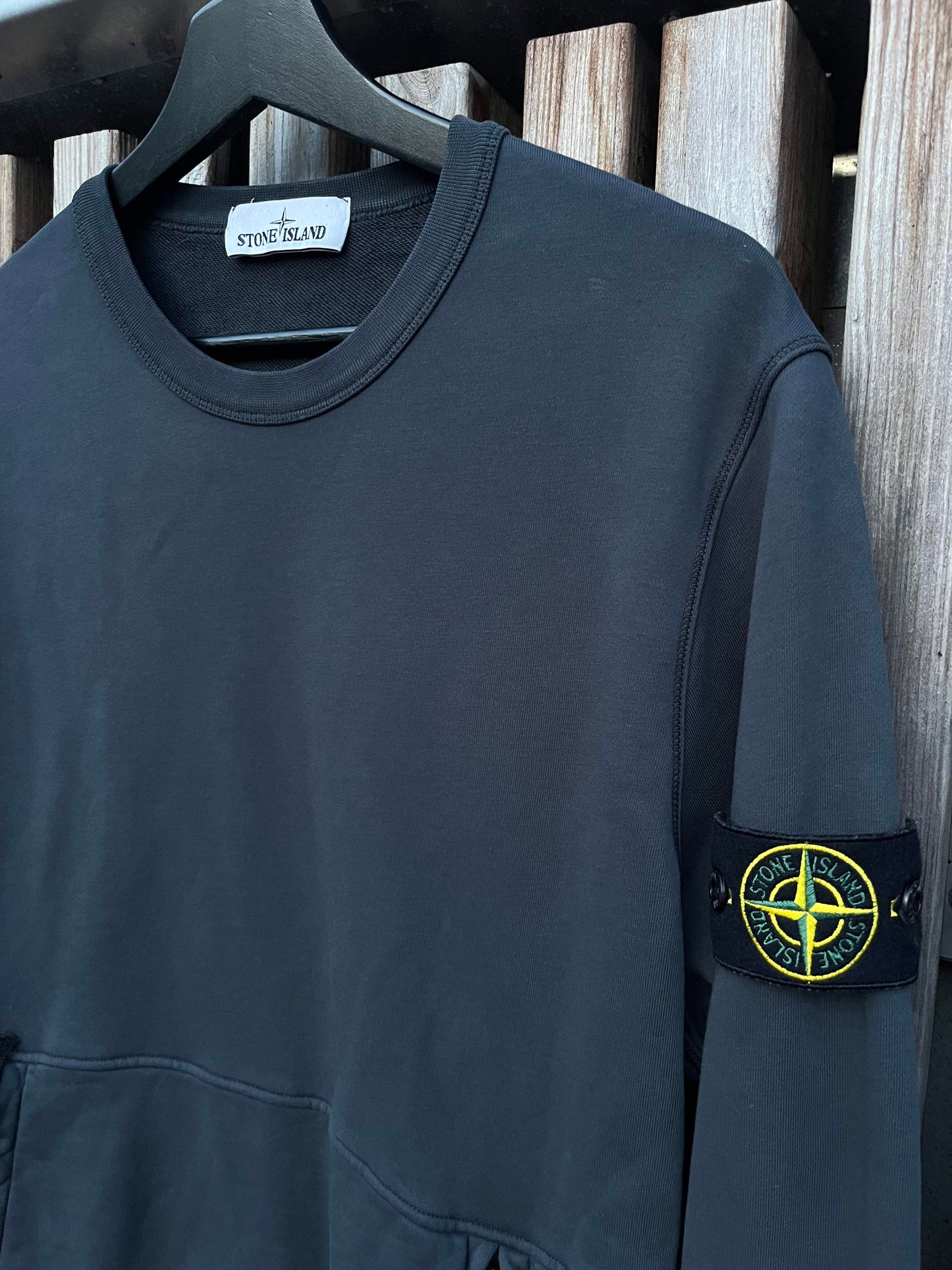Stone Island sweatshirt med lommer Grå Medium