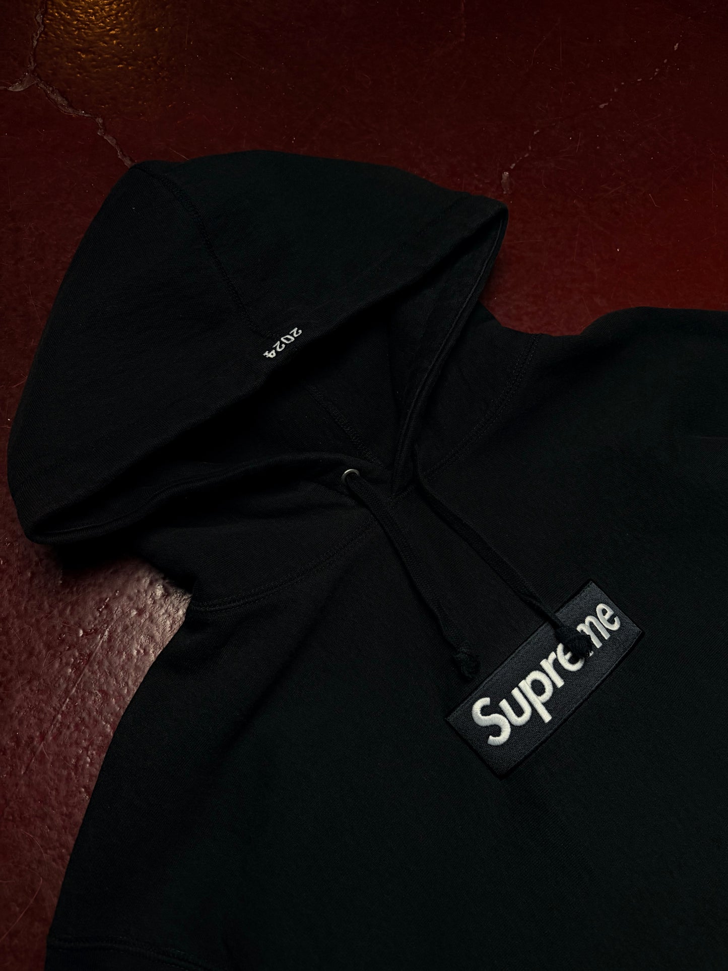 Supreme 2024 Box Logo Hoodie – Black – Size M