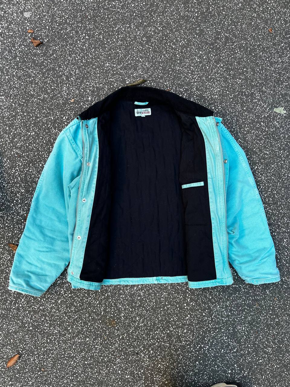 Brugt Used Stussy work jacket L large turkish color