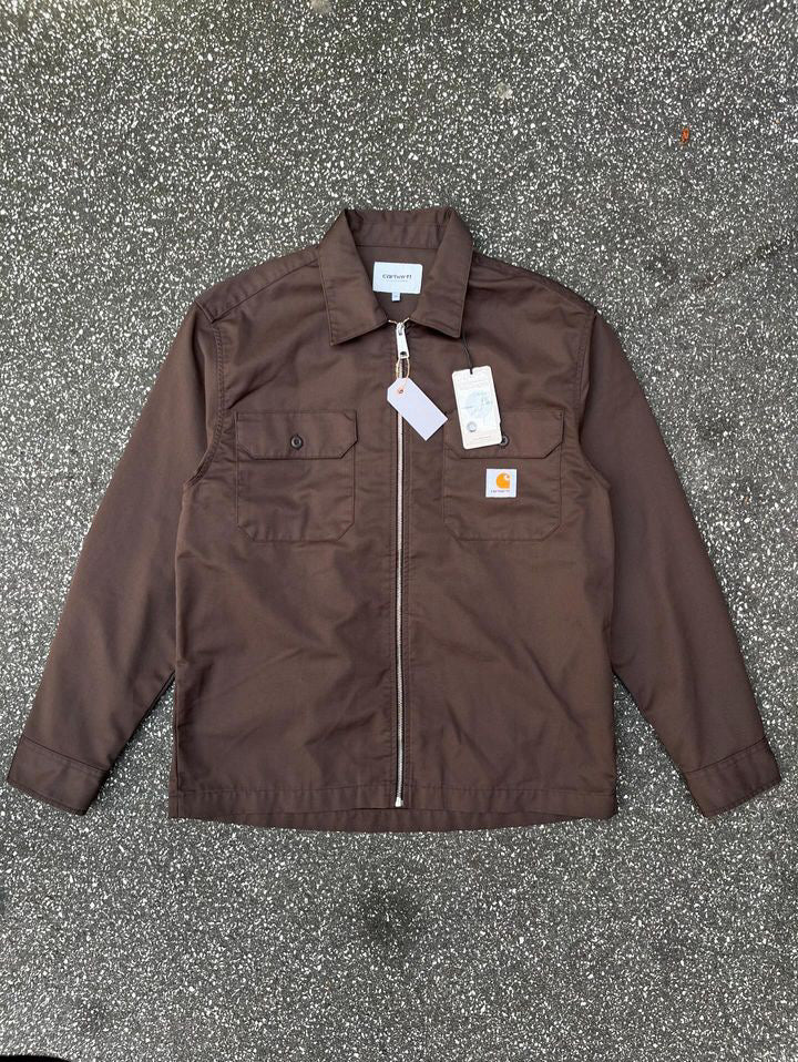 Carhartt WIP Overshirt i brun i M medium