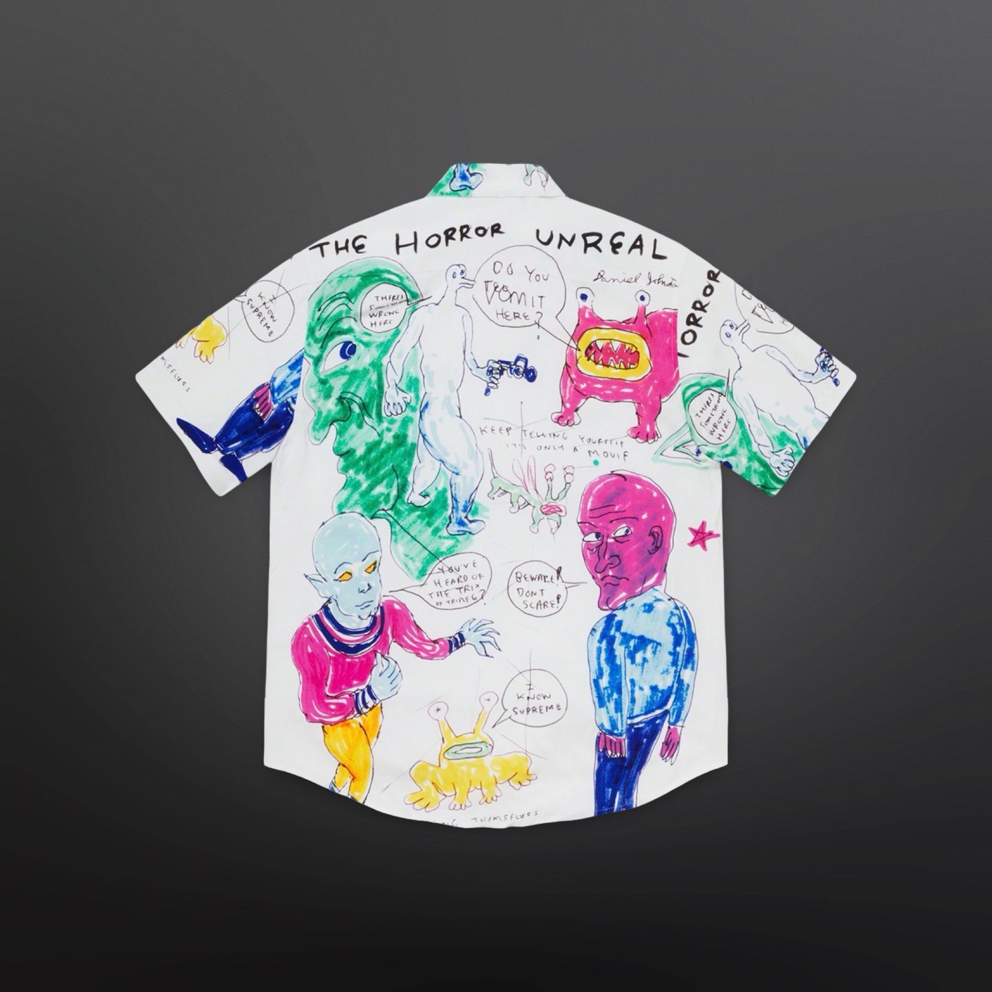 Supreme x Daniel Johnston Short Sleeve Shirt Large