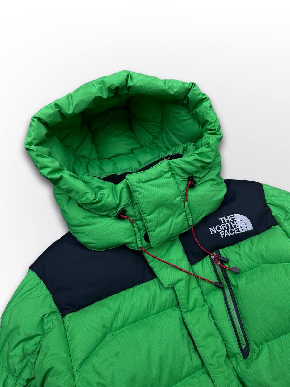 Brugt Dunjakke The North Face Himalayan Summit Series Vinterjakke i Grøn og Sort S small herre M medium Kvinde Unisex
