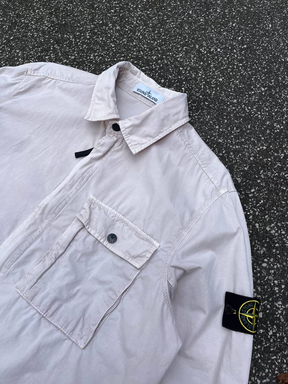 Stone Island Overshirt Skjorte Rosa Pink XL