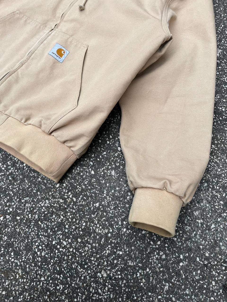 Carhartt Active Jacket Work USA Jakke i Beige Sand farve XL brugt