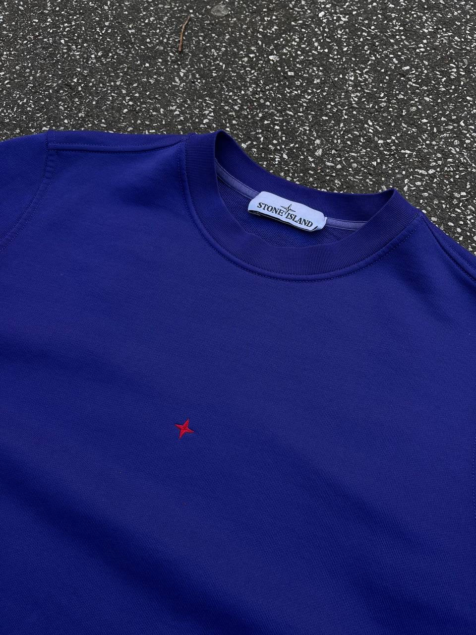 Stone Island Marina Sweatshirt i Navy Small Brugt Som ny