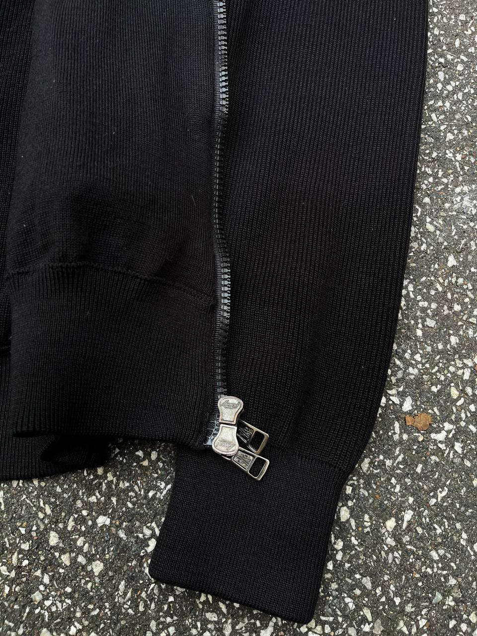 “Brugt Cardigan Moncler MAGLIONE TRICOT CARDIGAN i L Large i Sort Farve”