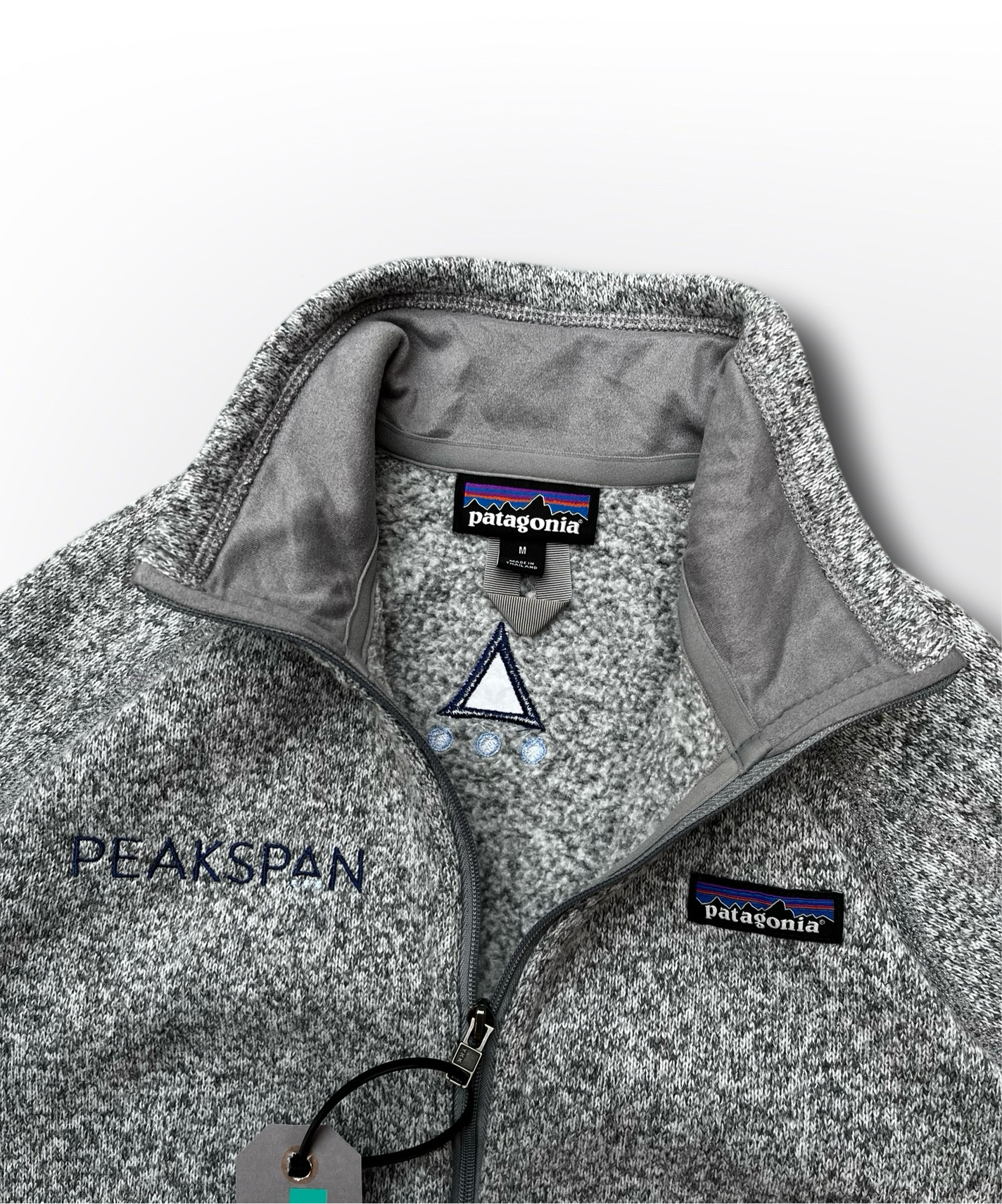 Brugt Used Som ny Patagonia Fleece i Grå grey M Medium