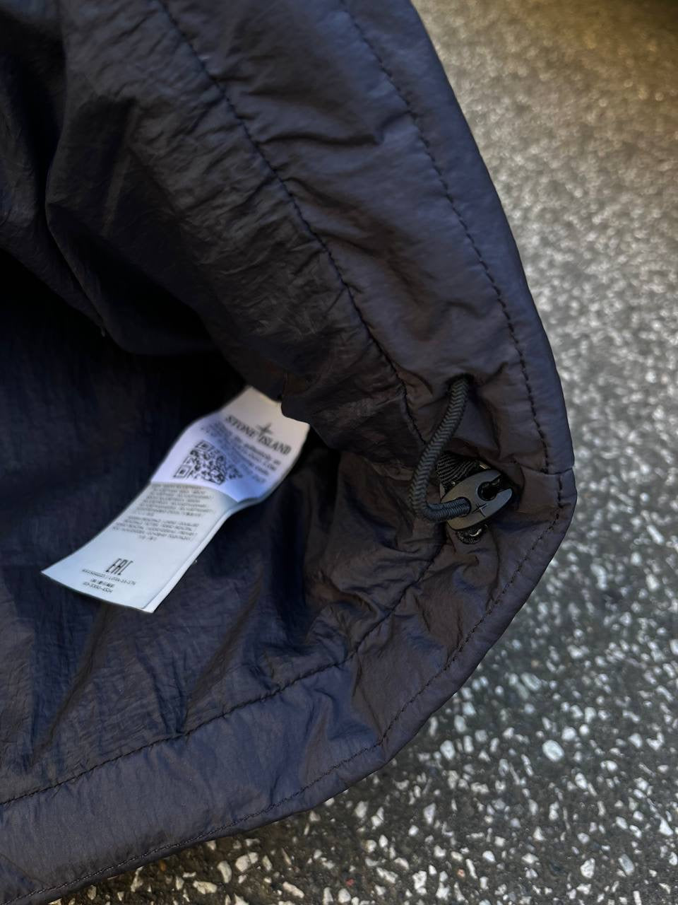 Stone Island Garment Dyed Crinkle Reps Ny Down Vest Navy L Large Brugt Used