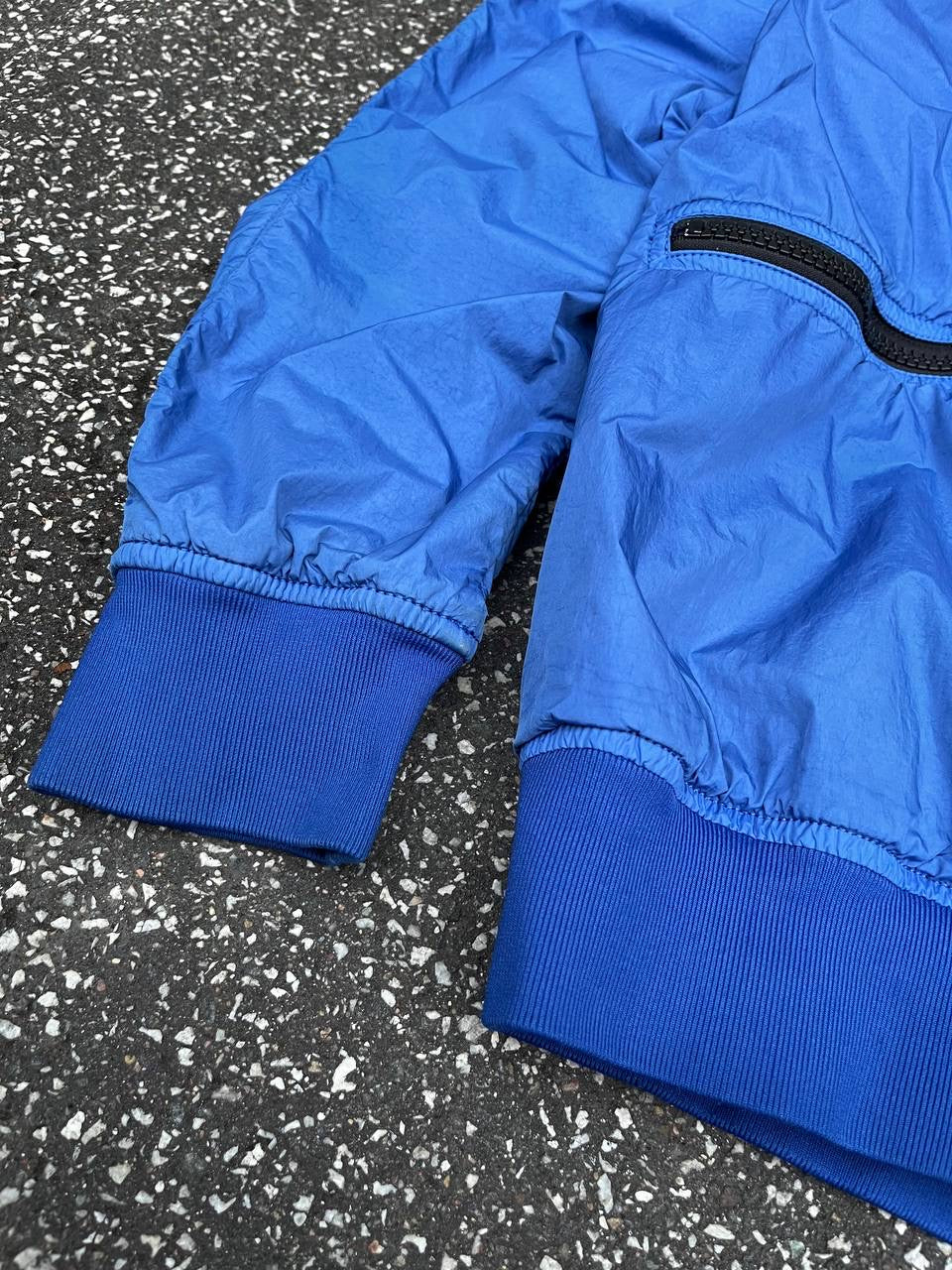 Stone Island Crinkle Reps NY Jakke – Blå – Str. L (Large)