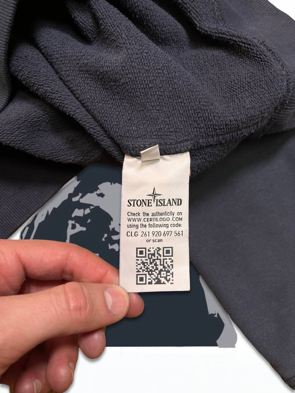 Brugt Used Stone Island Sweatshirt i L large