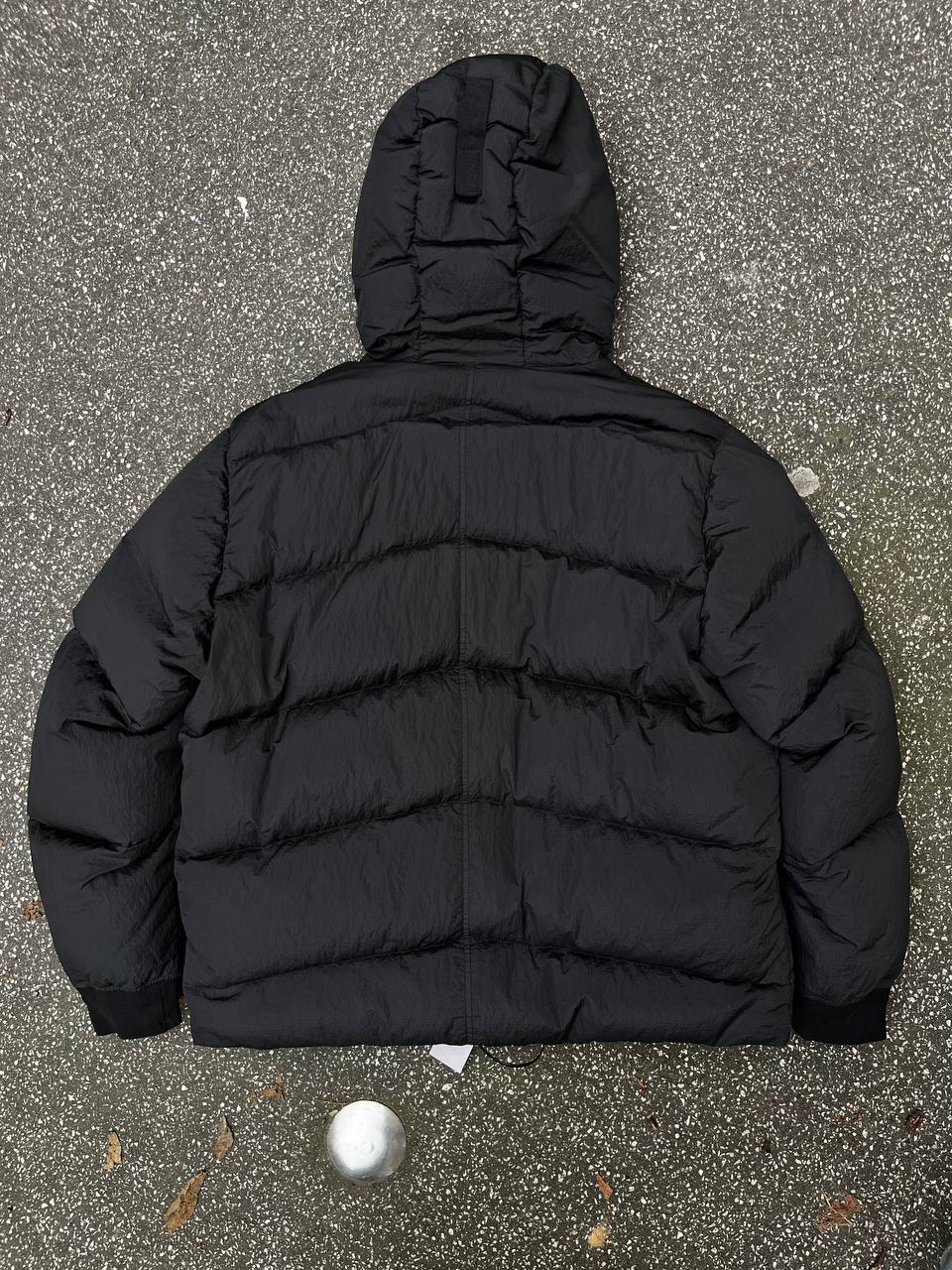 Brugt Used Vinterjakke Dynejakke puffer Stone Island Nylon Metal Watro Down jacket i XXL sort black