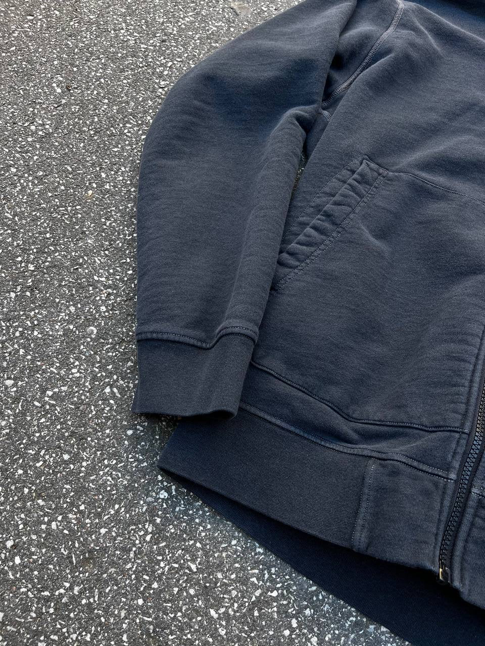 Stone Island Zip up Hoodie Hættetrøje i XXL Mørkegrå