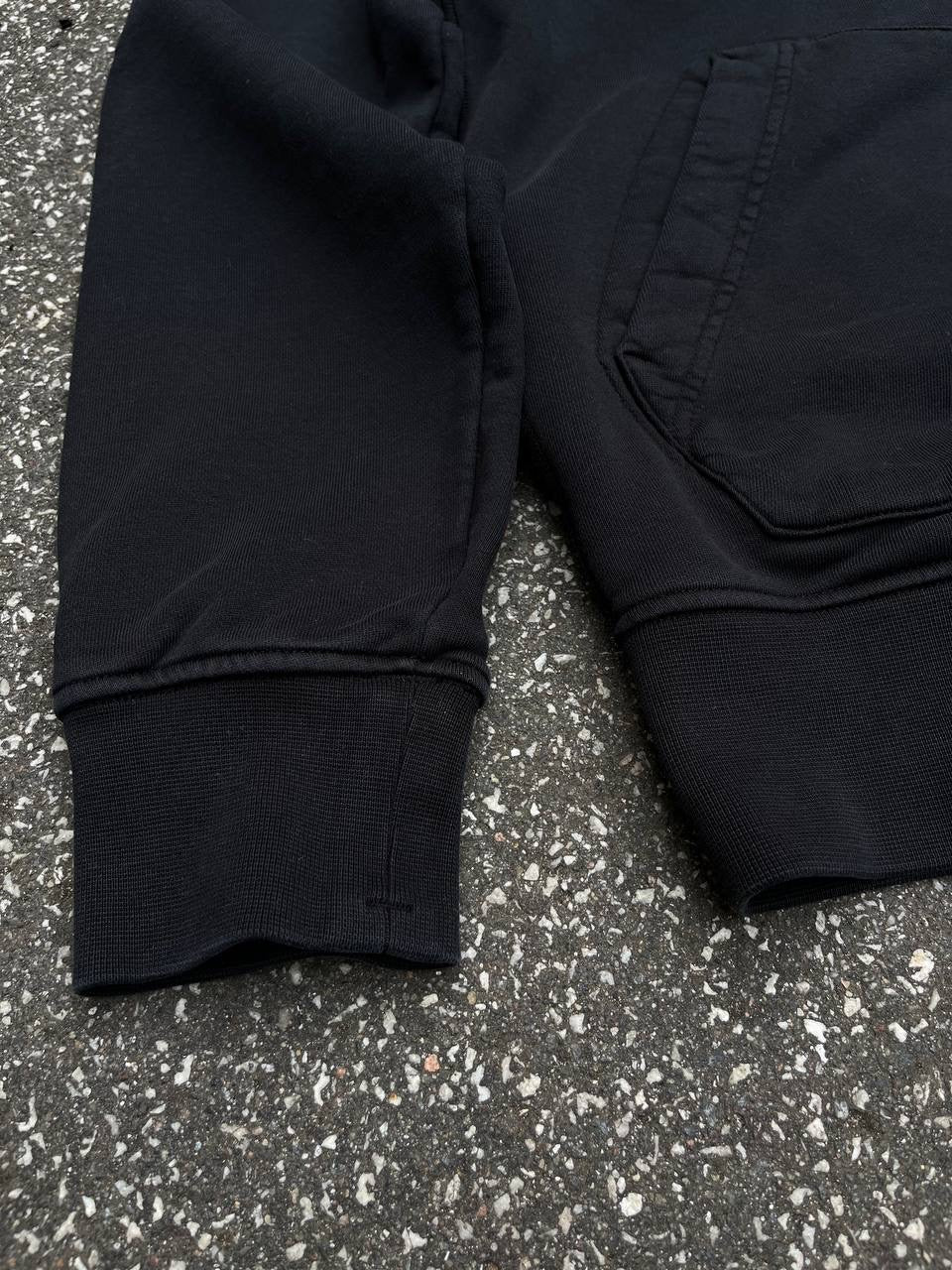 Stone Island Zip Up Hoodie Hættetrøje Med Lynlås Sort Black S Small 101564251