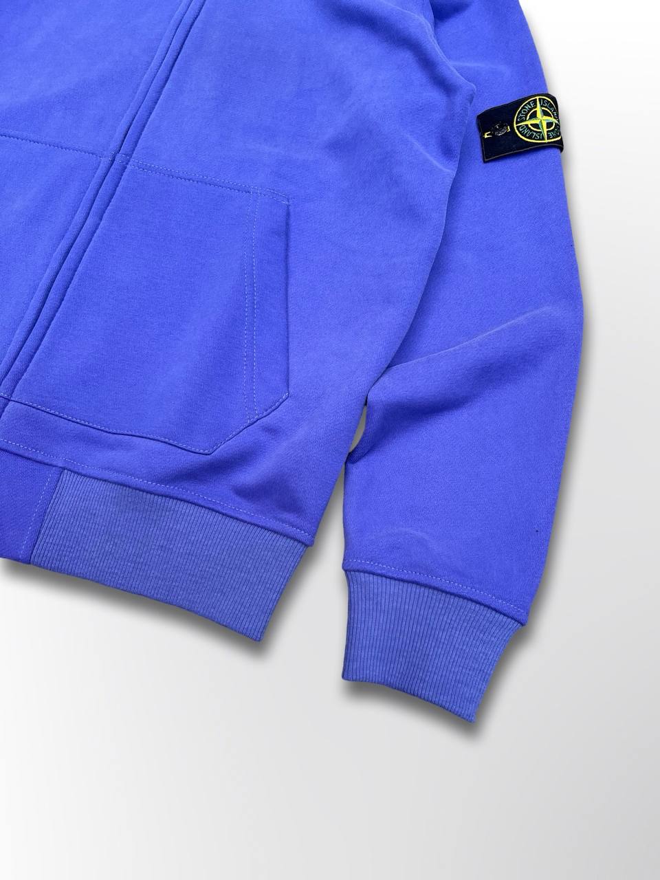 Zip up hoodie hættetrøje Stone Island i lilla L large