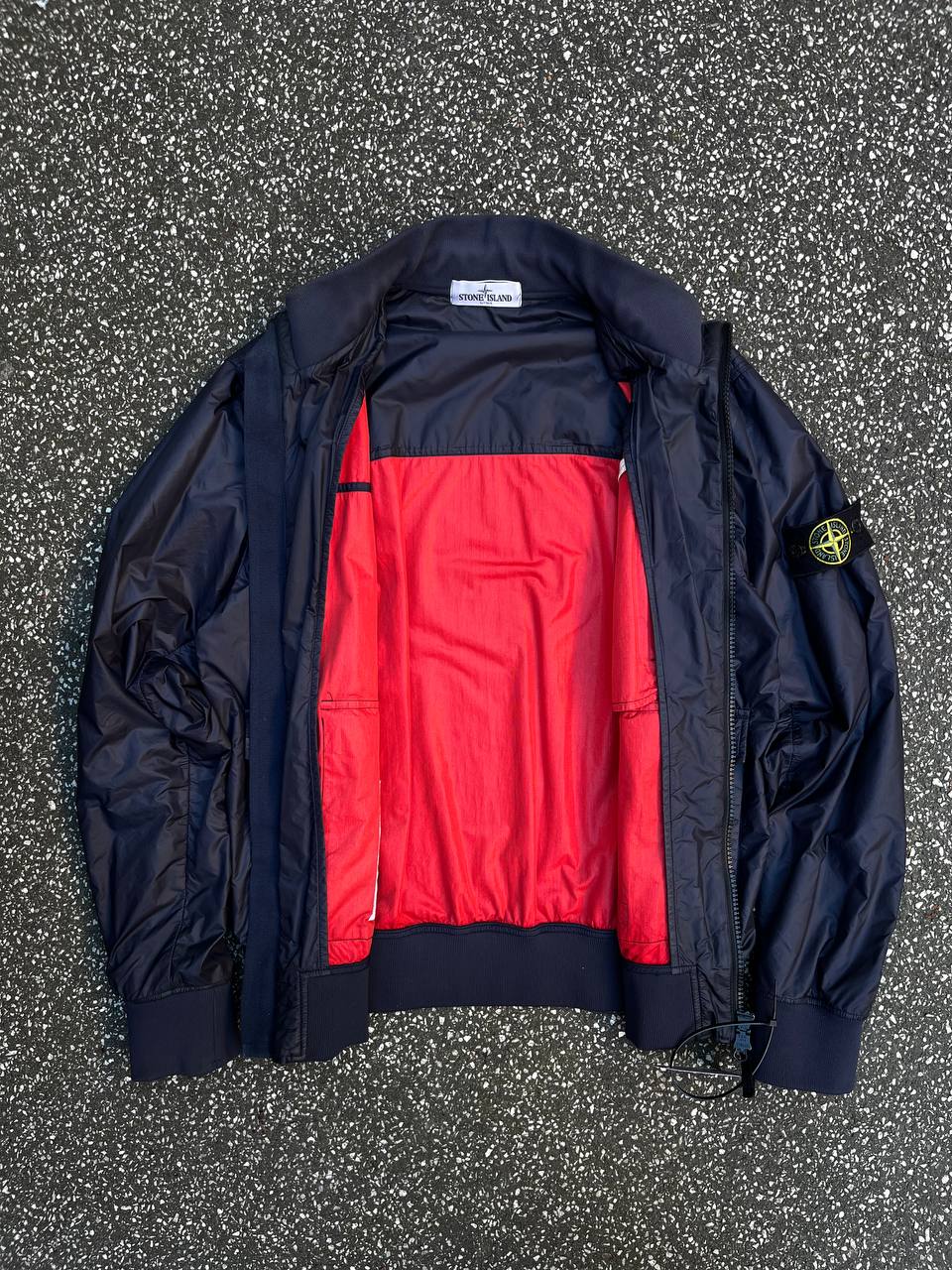 Brugt Used Vintage Stone Island jakke i mørkeblå XL 581541024