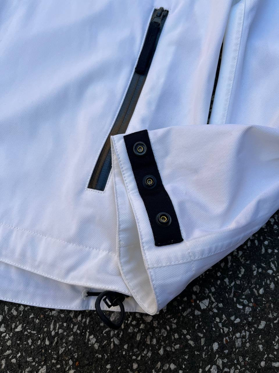 Stone Island Marina Night Glow Jacket Selvlysende Jakke i Hvid L Large 2013 Vintage