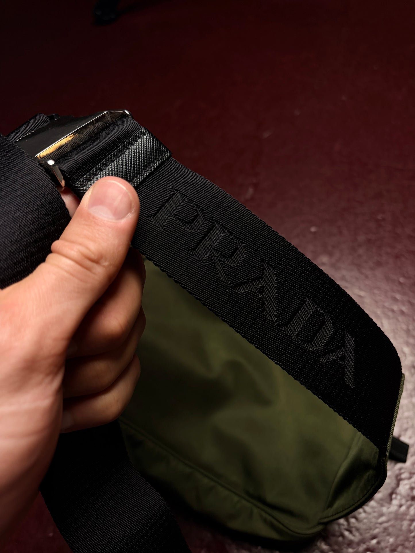 Prada Re-Nylon Bæltetaske Grøn – Army Green Waist Bag / Crossbody Bag