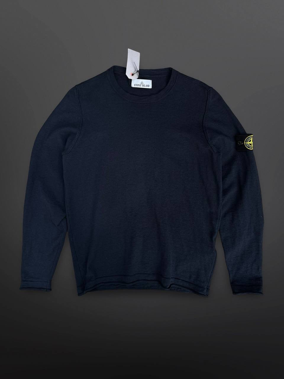 Stone Island Sweater Navy Small Brugt