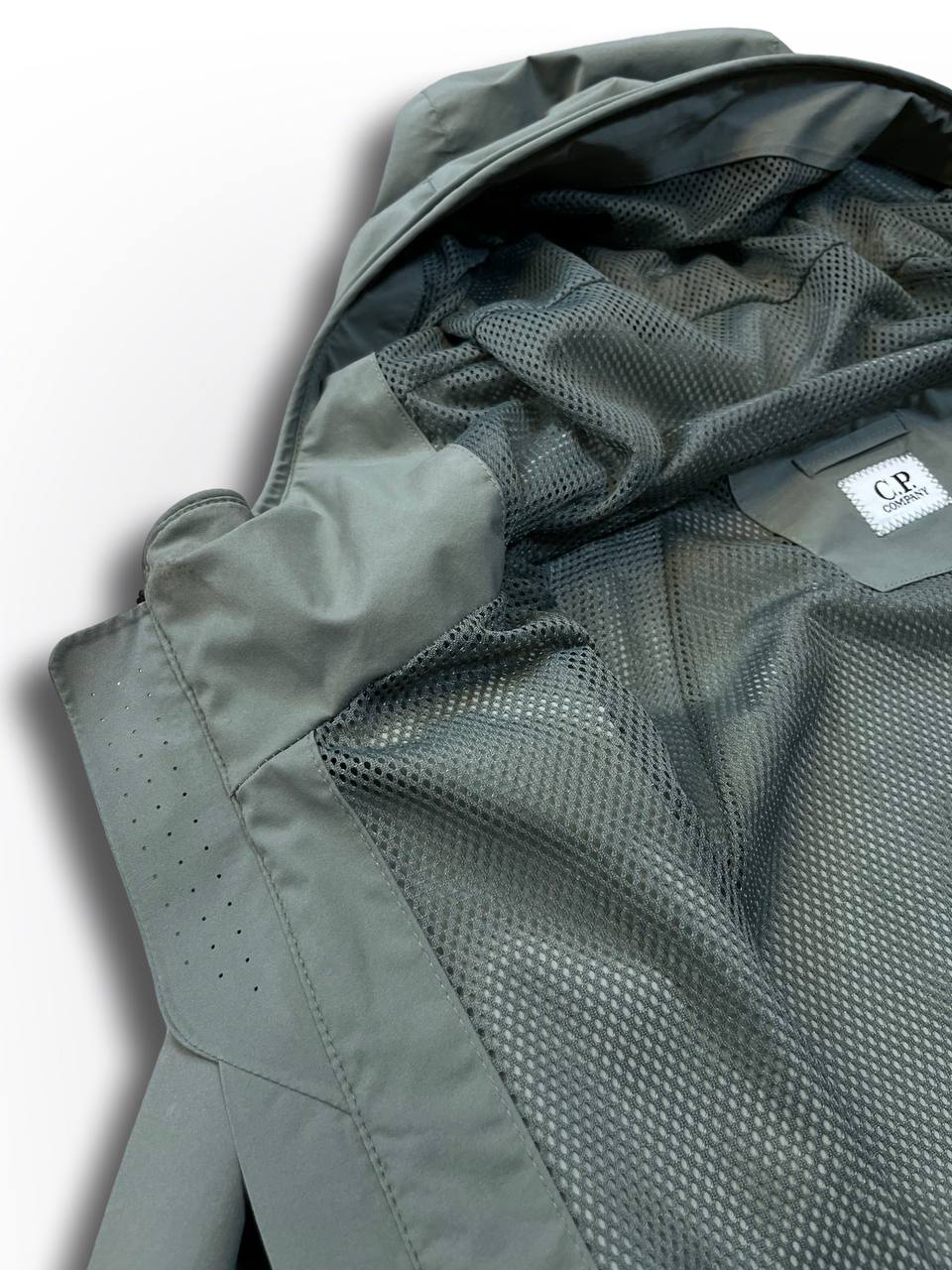 C.P. Company Pro-Tec Jakke vindjakke i S small olive grøn farve