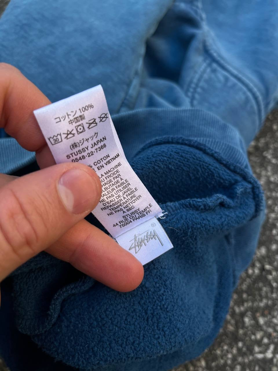 Stussy Died Hættetrøje Blå i Medium