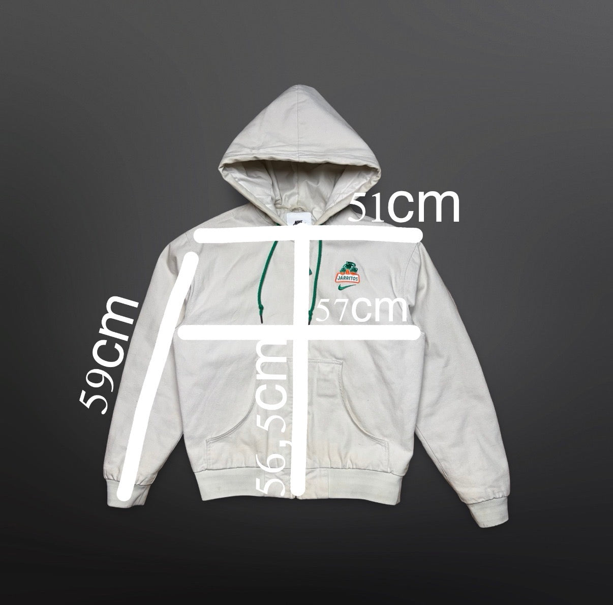 Nike SB x Jarritos Hoodie / Work Jacket – Grå S-M