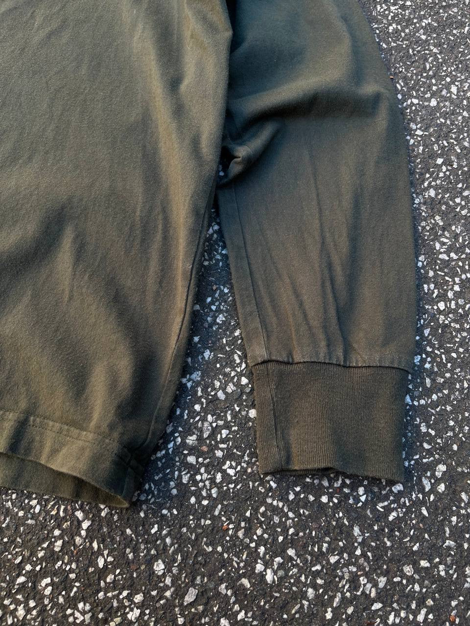 Supreme Long Sleeve Medium Khaki Grøn Used Brugt