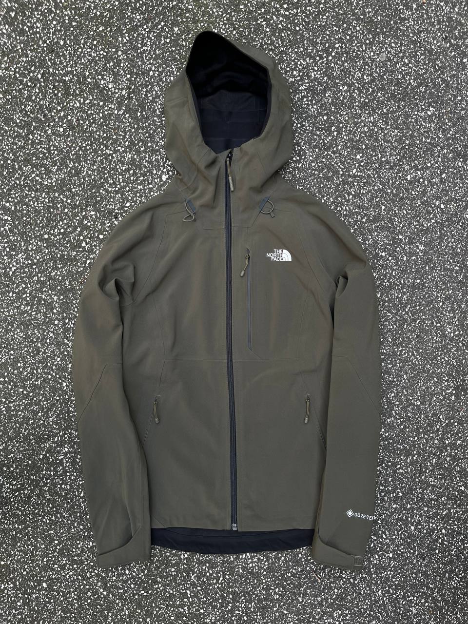 Regnjakke The North Face i grøn khaki farve med Gore-tex membran XS dame