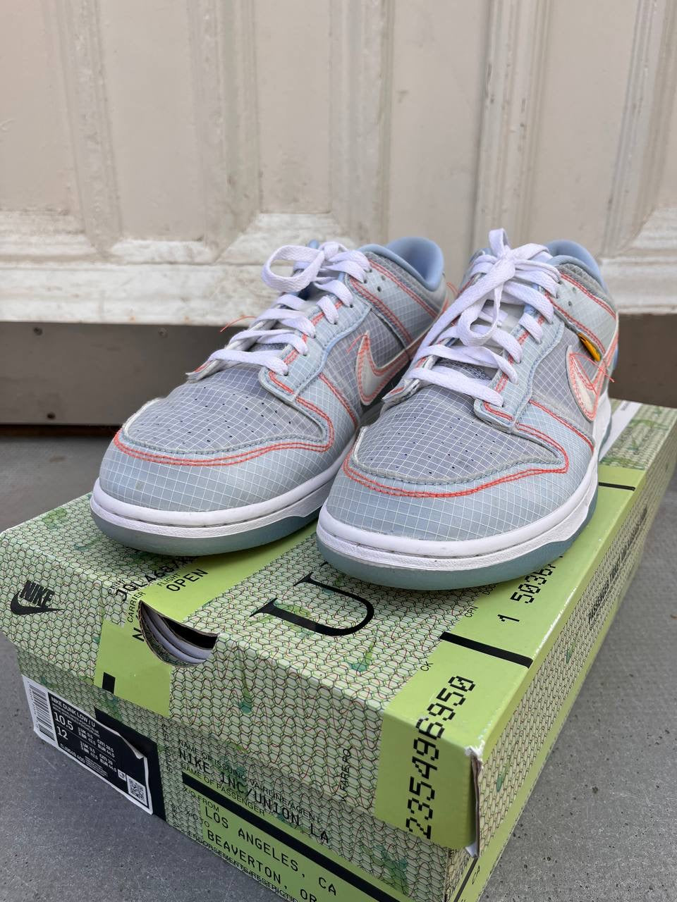 Nike Dunk Low X Union LA Argon 44.5 10.5 US