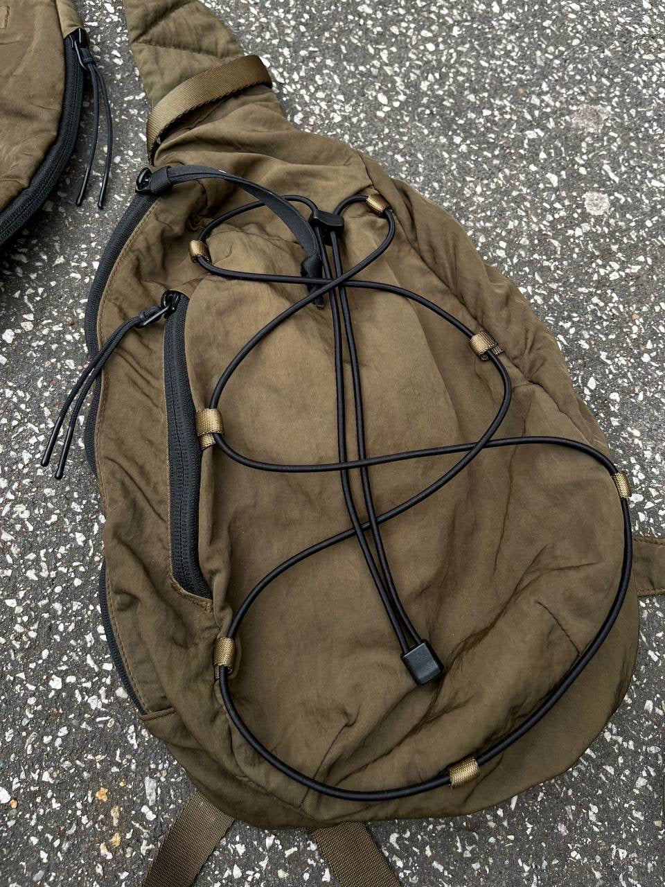 C.P.Company Sling Bag Skuldertaske Bag Grøn Khaki Militær Brugt