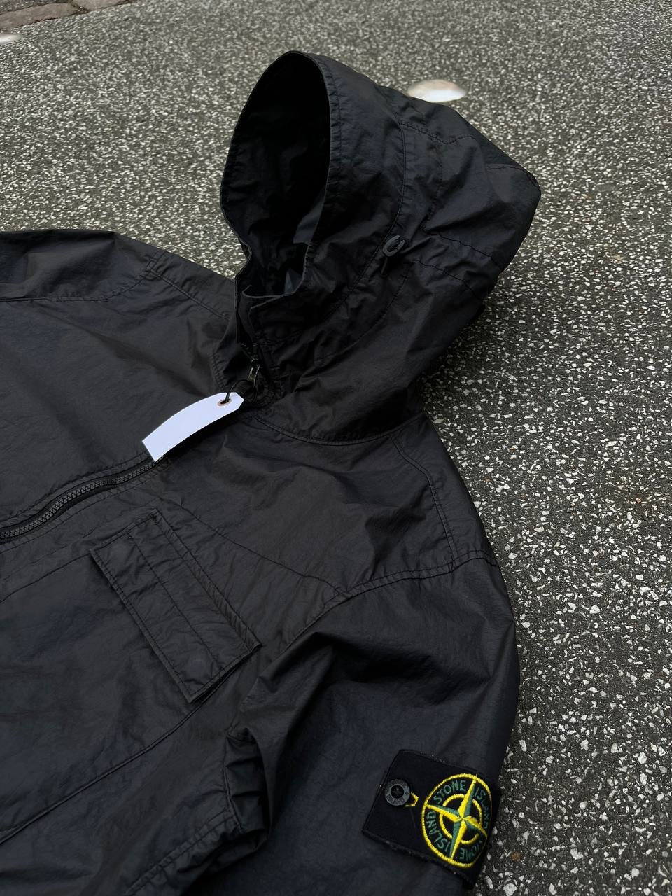 Stone Island Regnjakke Membrana 3L TC M Medium Brugt Used