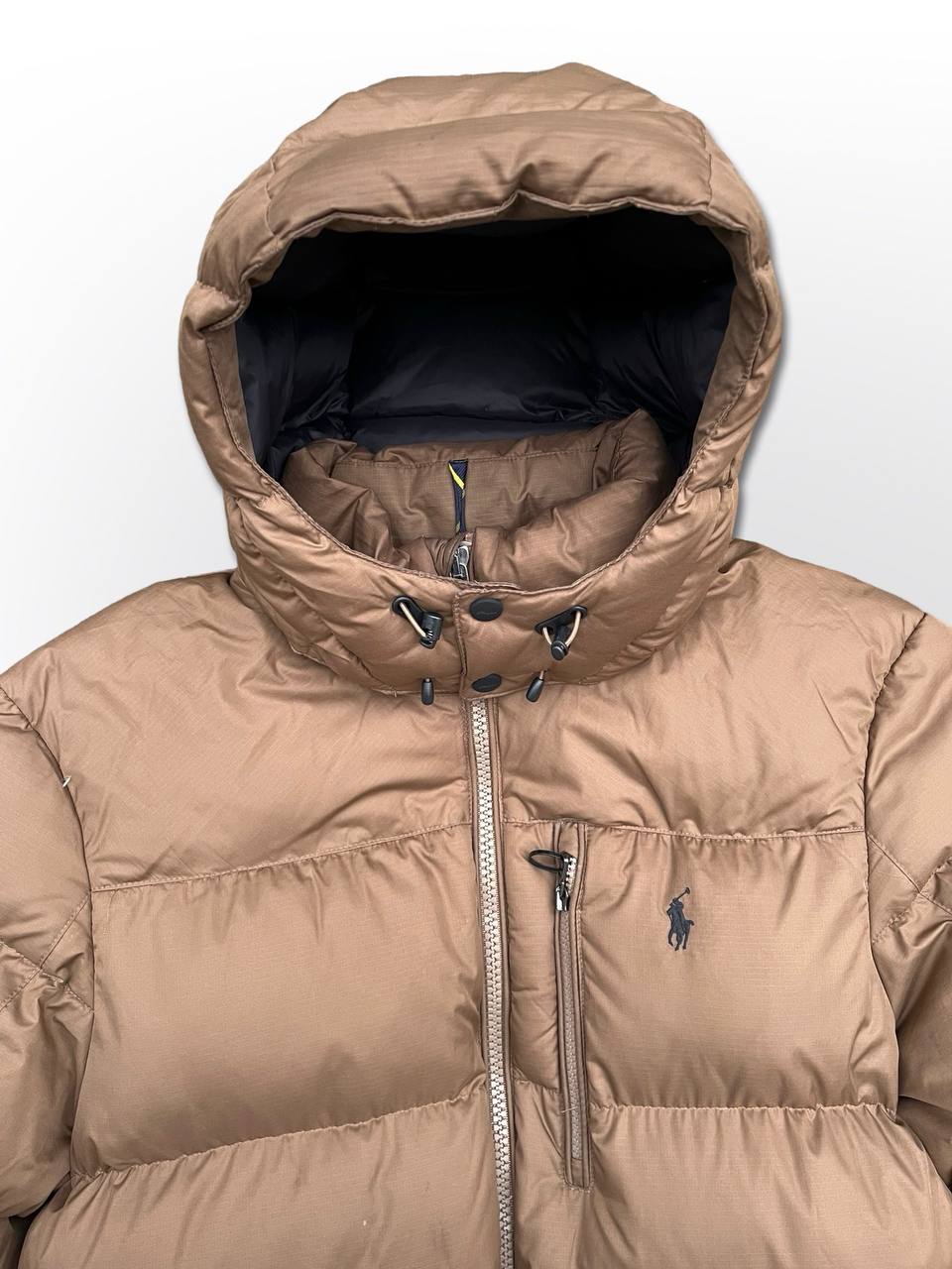 Polo Ralph Lauren Dunjakke i Large I Brun farve Brugt