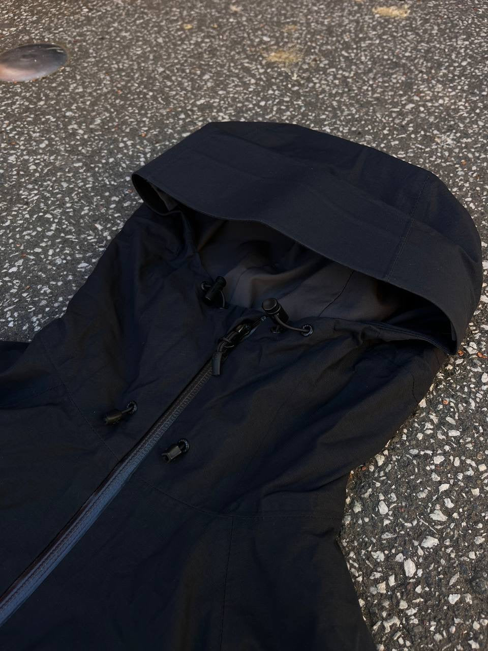 Haglöfs Haglofs Regnjakke Waterproof Gore-Tex Raincoat M Medium Dame Unisex Sort Brugt Used